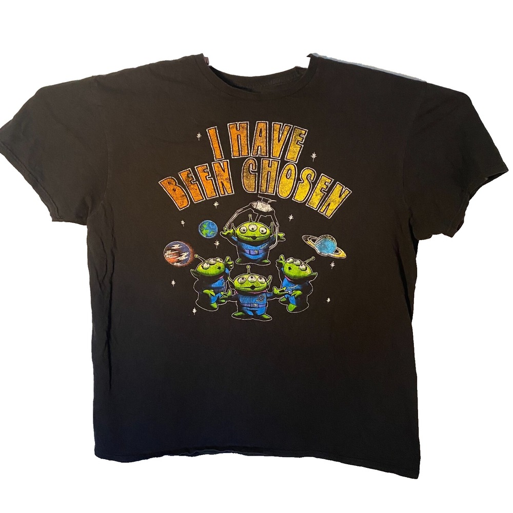 Disney Pixar Toy Story Unisex Black I Have Been Chosen Graphic T-Shirt Size XL‎